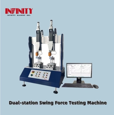 0.5KN フォース 値 センサ 容量 2 ステーション スイング フォース テスト マシン ±0.3% 精度