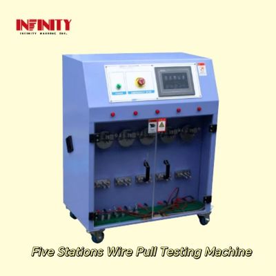 5ステーションワイヤースイング曲げ抵抗試験機 0～±180°試験角度