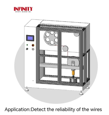 1-3mm サンプル直径と0-180°調整可能なワイヤ耐久性試験機械,機器重量280KG