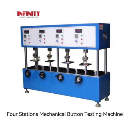 4 ステーション メカニカル ボタン テスト 機械 長期 クリック ライフ テスト
