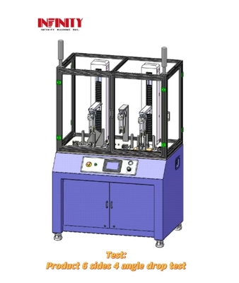 電子製品 6 サイドと4 コーナー 自由落下 重複軽量落下試験機