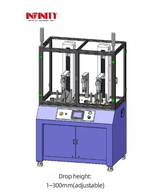 高さ精度 軽量落下試験機 落下高さ 1~300mm 調節可能
