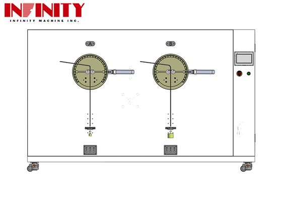 ISO 19642-2 Compliant Cyclic Bending Fatigue Test Machine for Multi-Conductor Cables with Adjustable Angle Range ±90°
