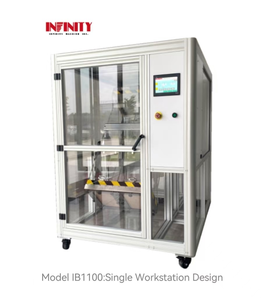 滑らかに走るトンブルドロップテストマシン 1~40回/分のドロップ周波数 設定可能